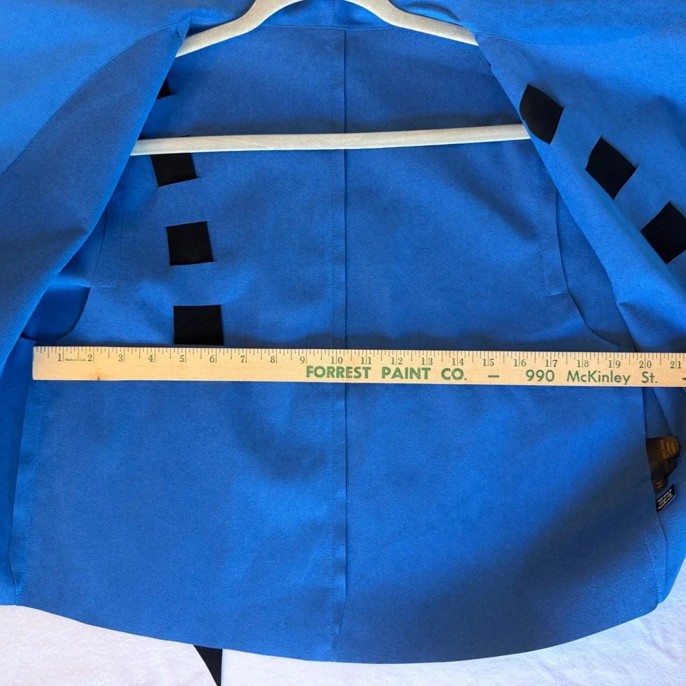Teresa Maria Widuch Chop Jacket Jazz Blue Women's M Ultrasuede Architectural